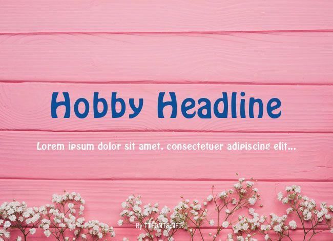 Hobby Headline example